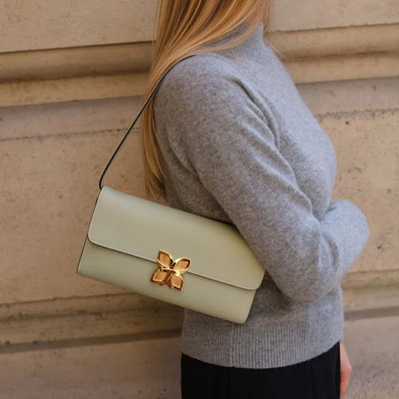 1FL0104-193 [FLEURON] Hortensia Clutch Vert d'Eau #MAF19VL0216WGR (EU)