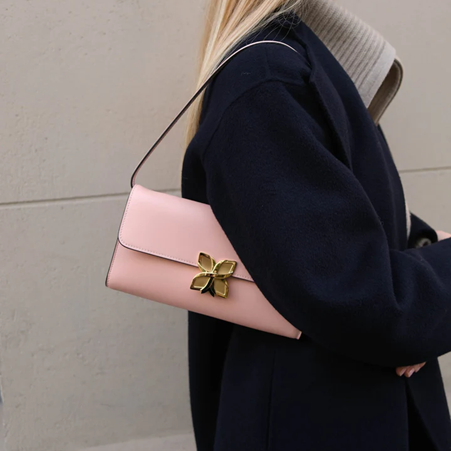 1FL0104-195 [FLEURON] Hortensia Clutch Rose Sakura #MAF19VL1313CRB (EU)