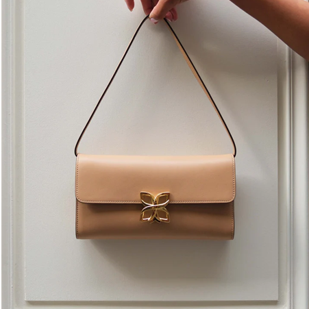 1FL0104-196 [FLEURON] Hortensia Clutch Cookie #MAF19VL1333CKI (EU)