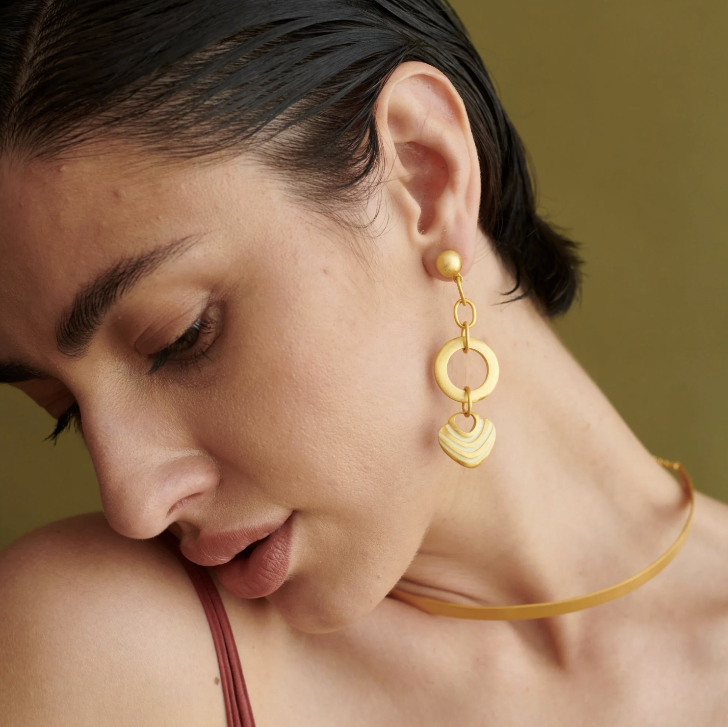 【 Jewelry 】心之光環串耳環