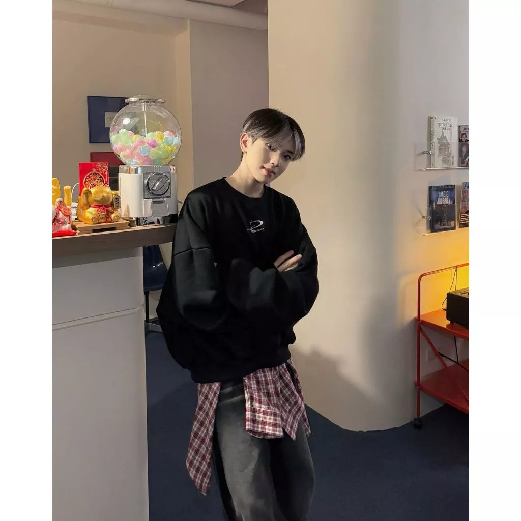 DISCERNMENT DCM CREW 流星 550克 重磅 短寬 大學T 衛衣 DCM-L35 (2422)