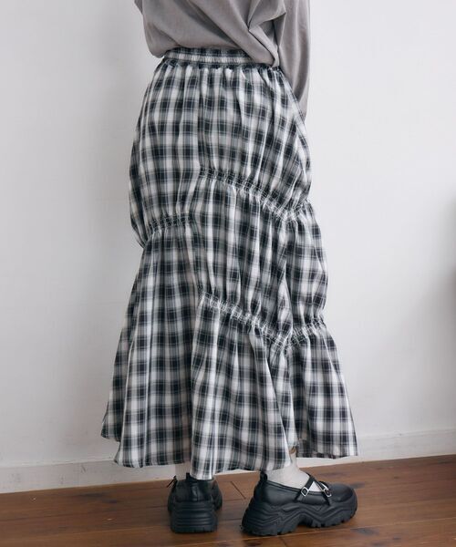 日本預訂 WINTER SALE RG 褶皺層疊裙