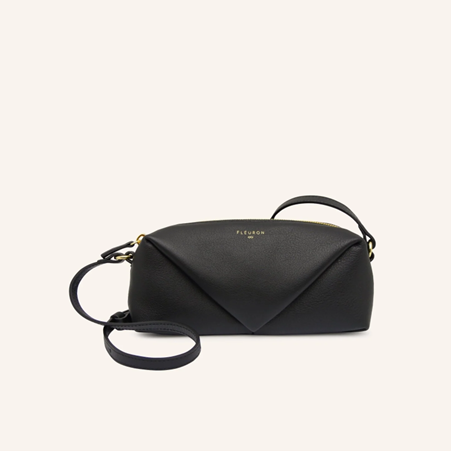 1FL0104-228 [FLEURON] Mini Trinity Noir Lisse #MAF09VL0303BLK (EU)