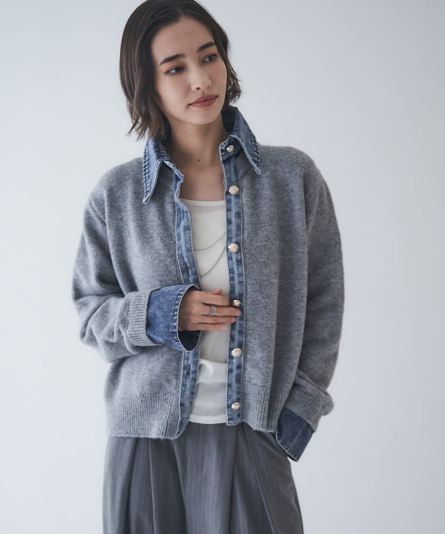 日本預訂 WINTER SALE ODO 牛仔開襟衫