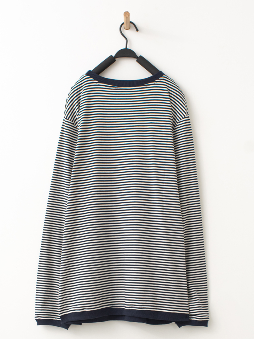 小狐狸豐收栗子條紋上衣