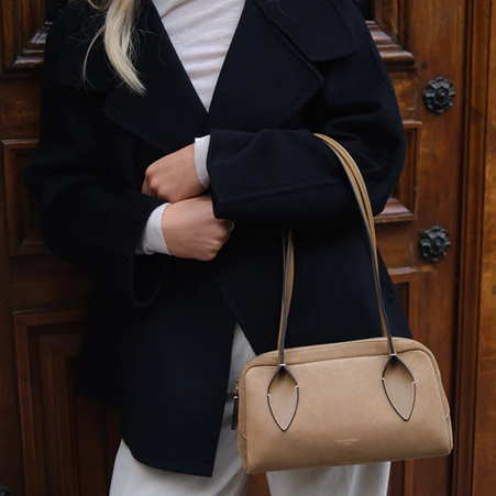 1FL0104-315 [FLEURON] Mini Bambou Suede Biscuit #MAF18SV1214BSC (EU)