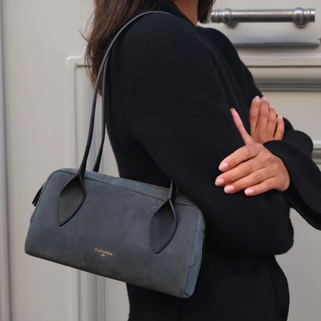 1FL0104-317 [FLEURON] Mini Bambou Suede Orage #MAF18SV4215STM (EU)