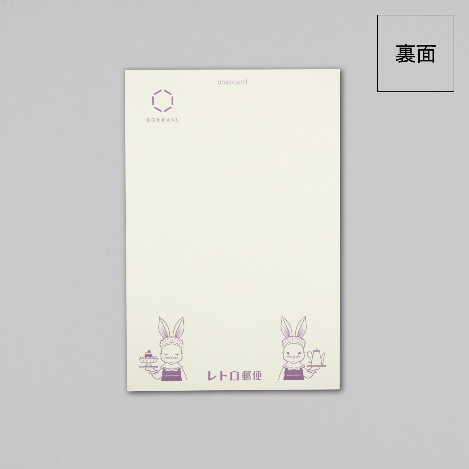 ob1toy＿月光酒吧 燙金明信片｜日本ROKKAKU