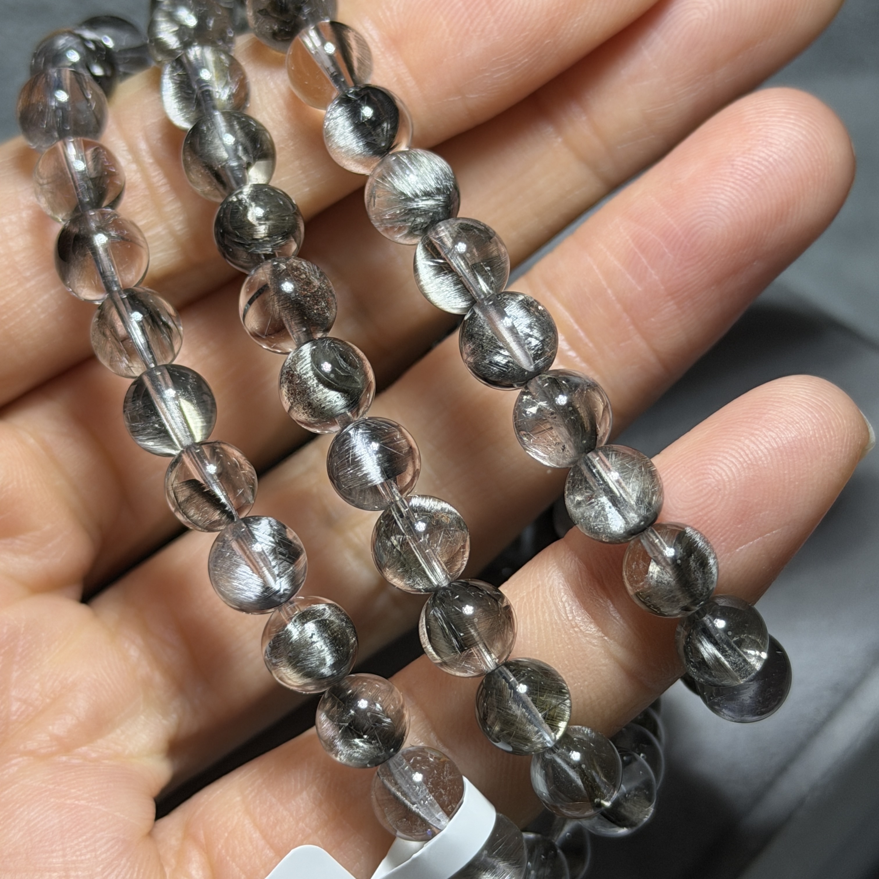 近頂級黑銀鈦三圈 約6.8mm DF1789