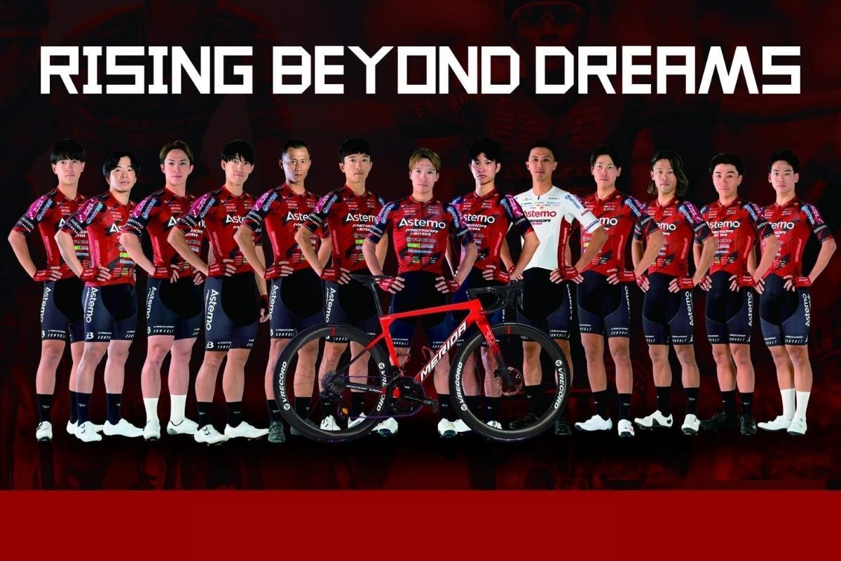 Astemo 宇都宮車隊 2026 賽季主視覺，呈現亞洲職業單車賽事體系中的車隊樣貌