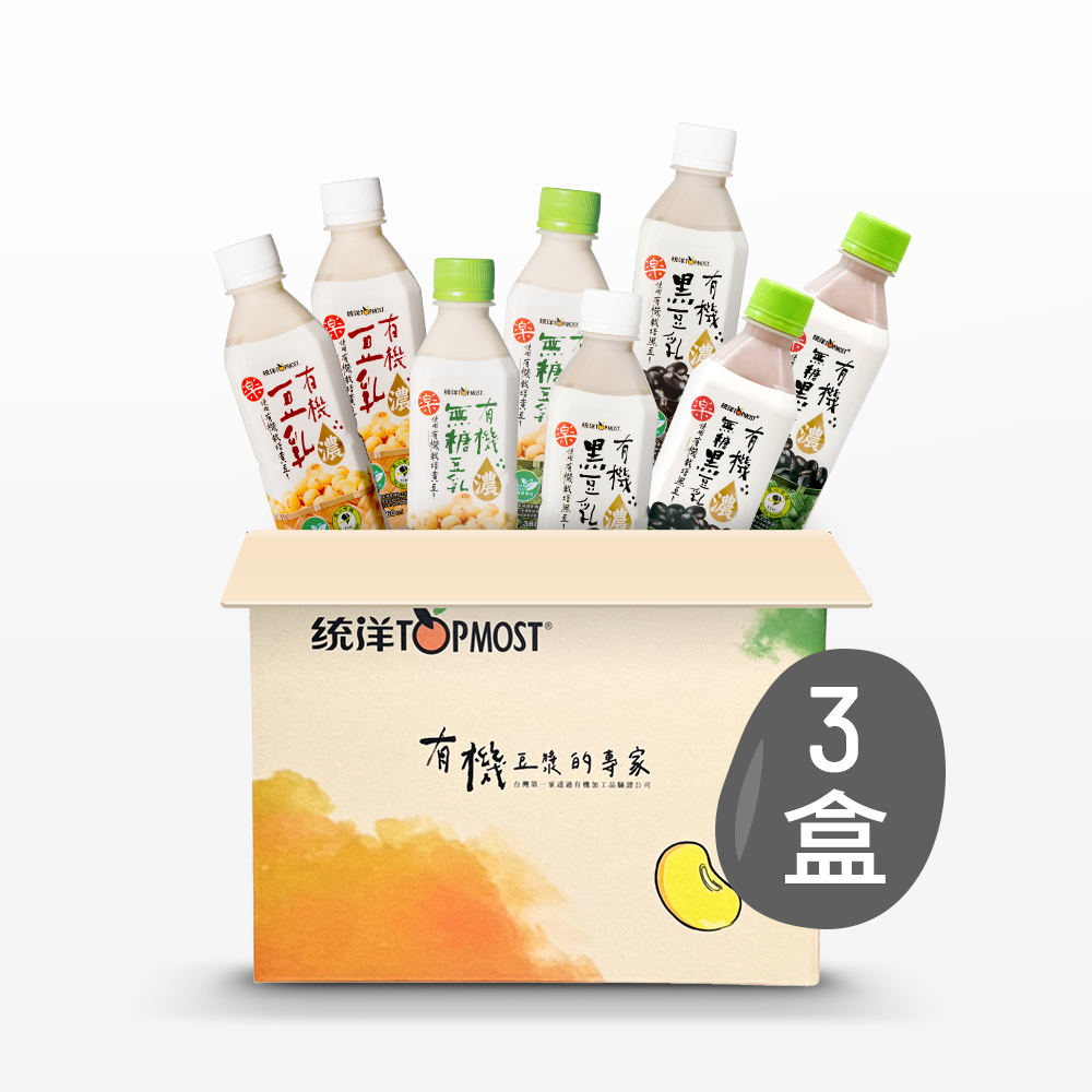 統洋濃豆乳禮盒 8瓶*3盒