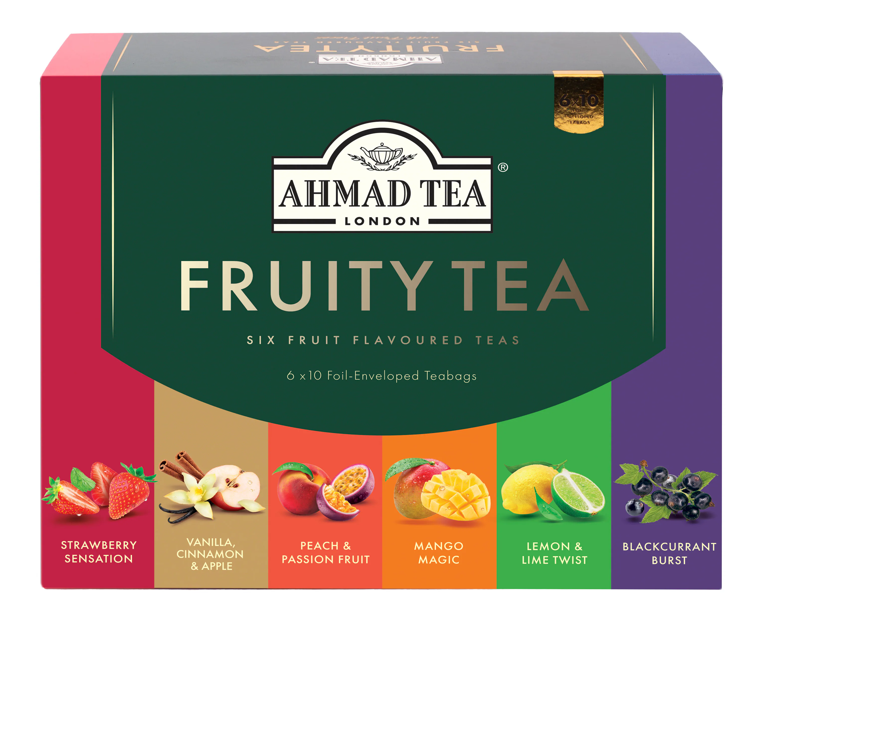 雅茉茶 - 精選六重奏水果茶禮盒 (60茶包)
