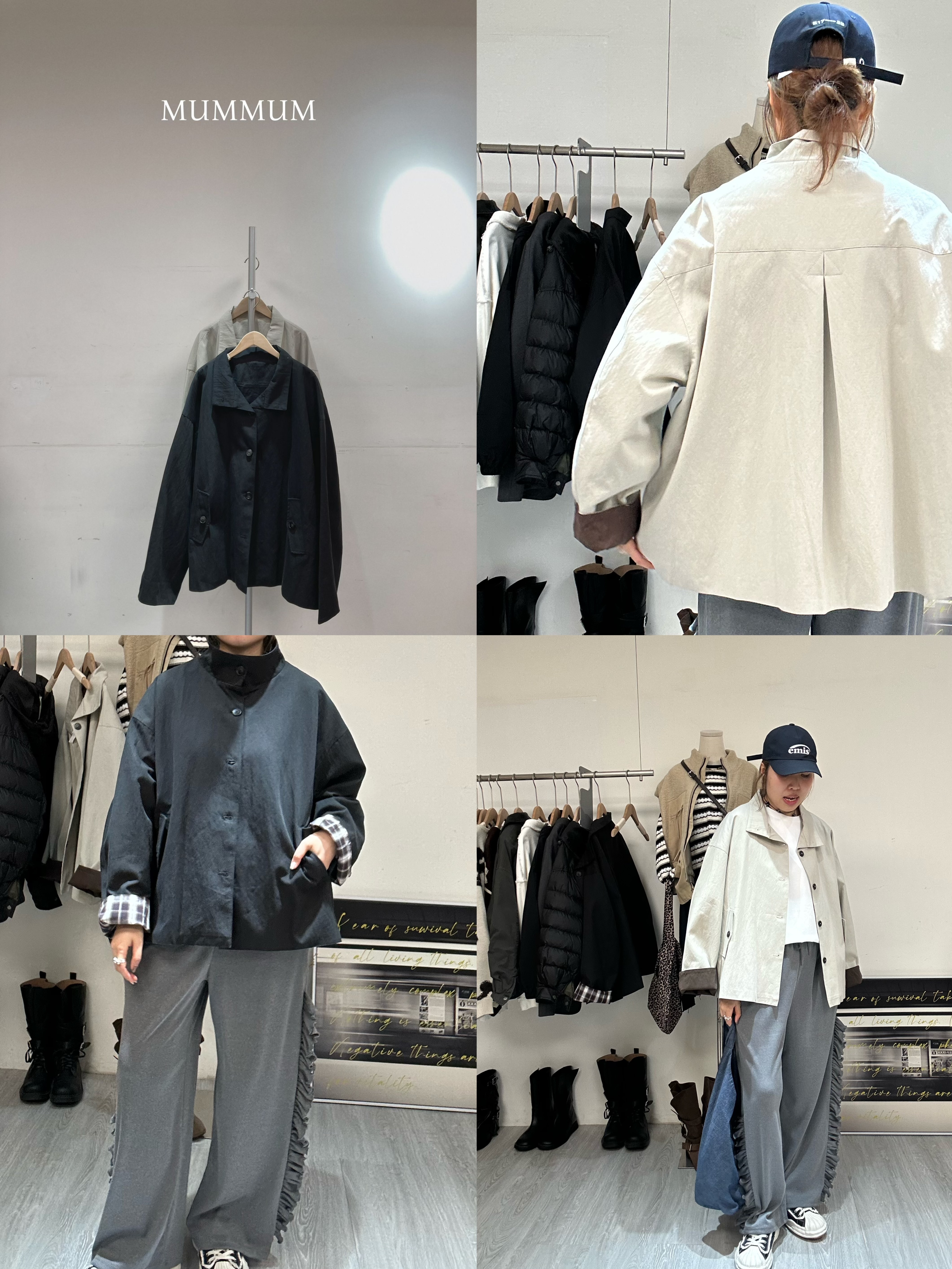 0213022a/春冬季洋氣工裝風外套 53/53/27.5