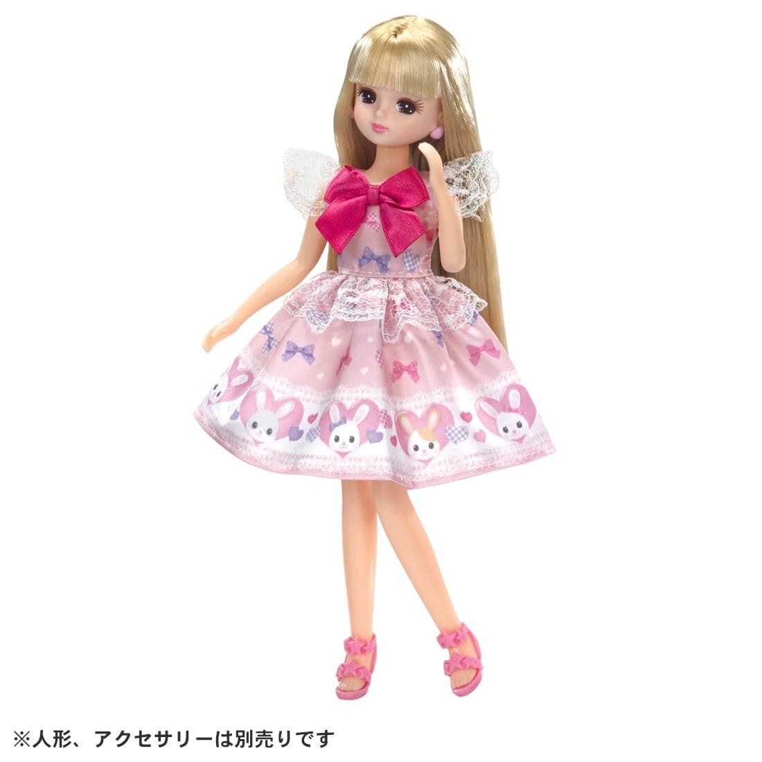 Takara Tomy Licca 麗佳 服裝 LW-01 絲帶兔連身裙 ​