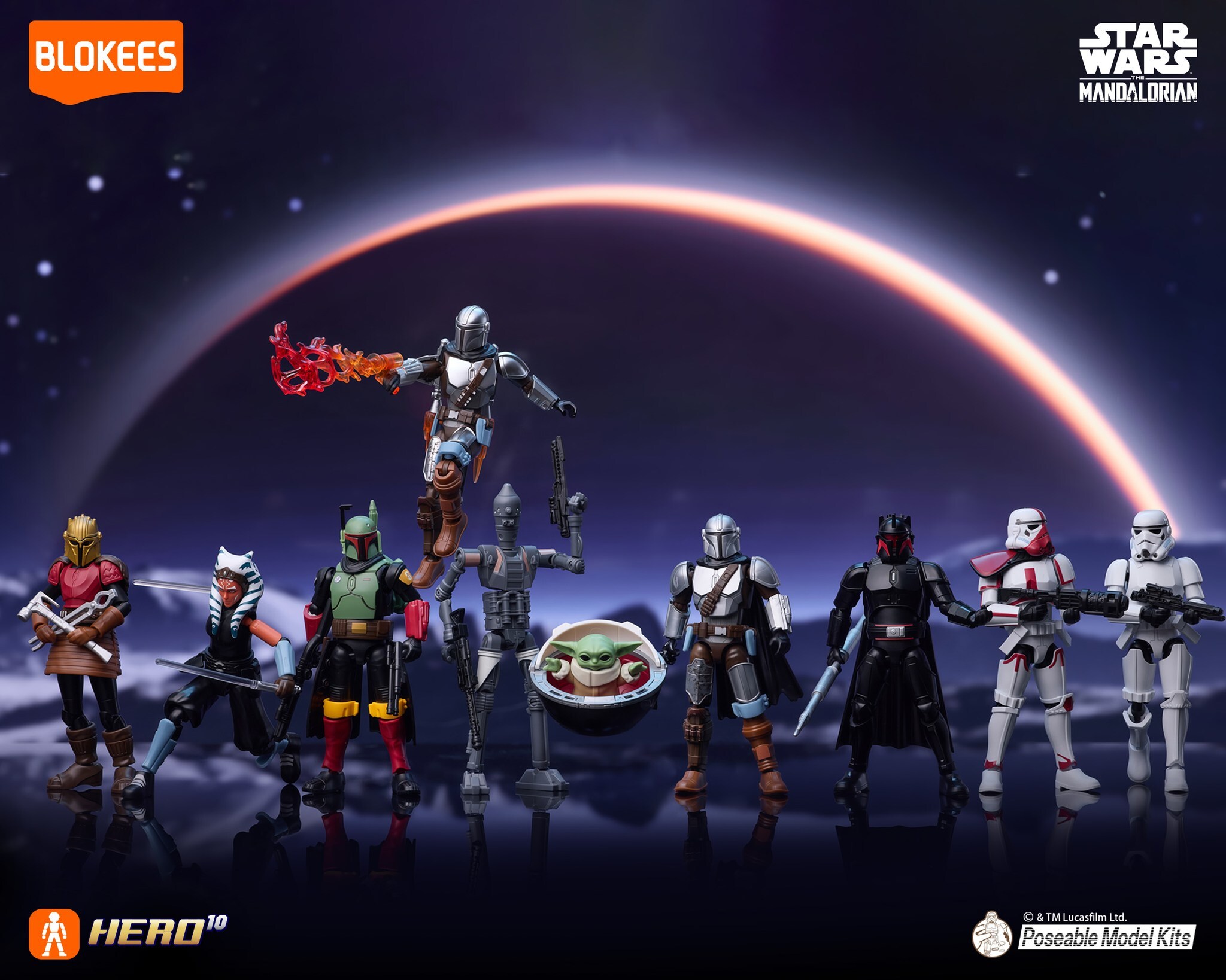 Blokees Figures - 星球大戰 GV01 - The Mandalorian 曼達洛人系列