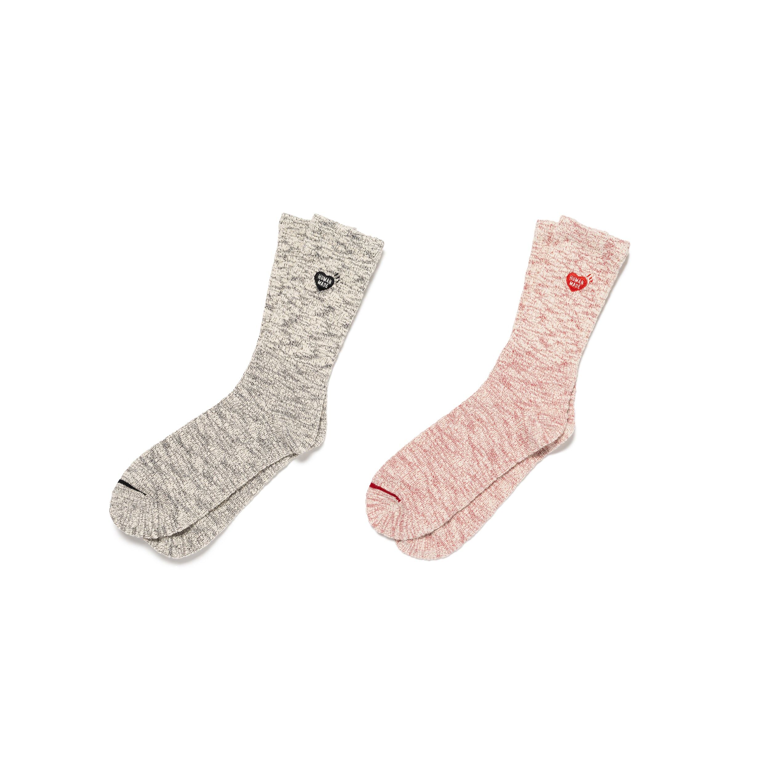 預購┃HUMAN MADE SLUB SOCKS 粗紡 愛心 襪子