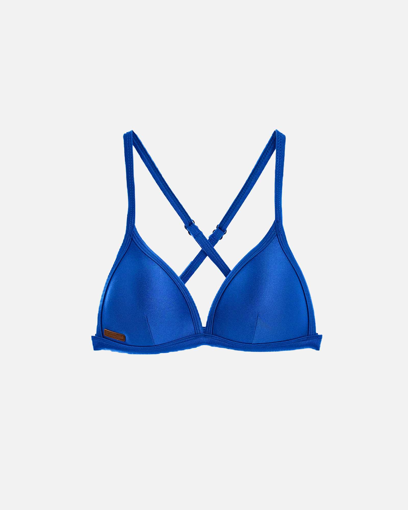 【絲光皇家寶藍】UPii 三角美胸可調式背勾上衣