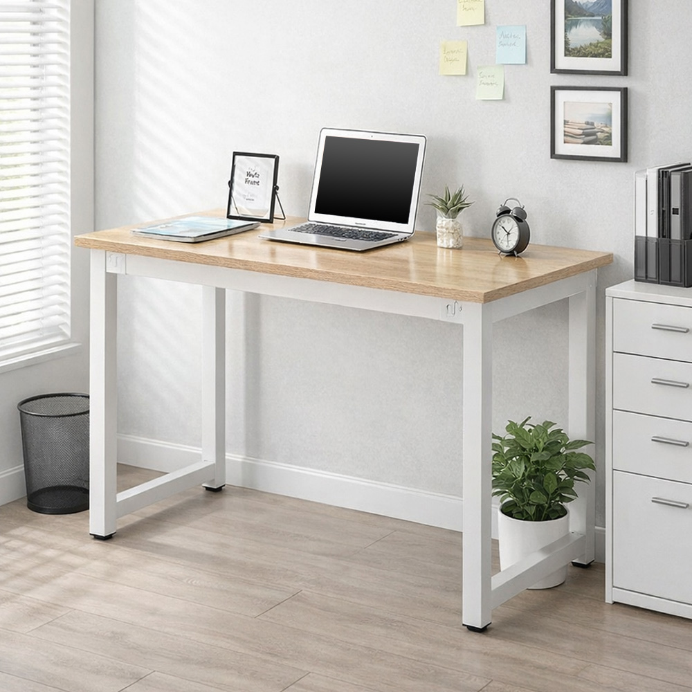 【AOTTO】簡約加厚鋼架辦公桌-100公分(FT-501)