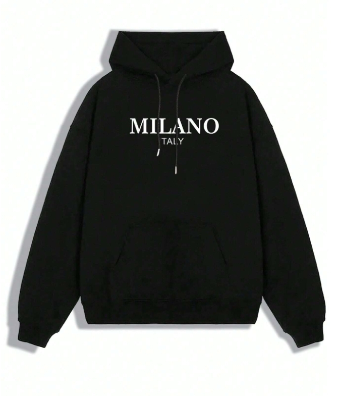 KADMAX大尺碼 - 大碼義大利圖案帽TEE〈KSMS2728〉