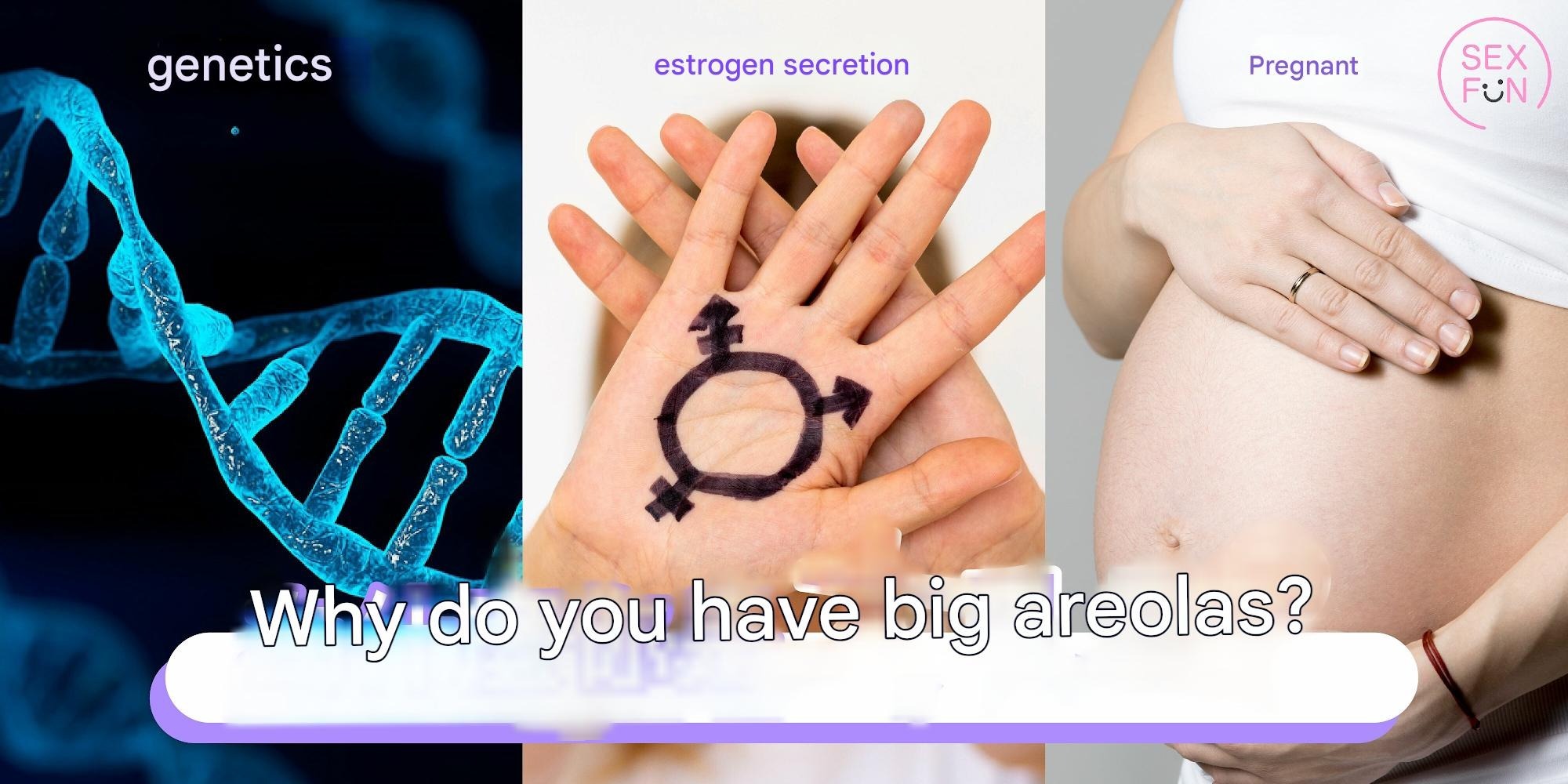 Confident woman embracing her body - Dark areolas are natural and beautiful