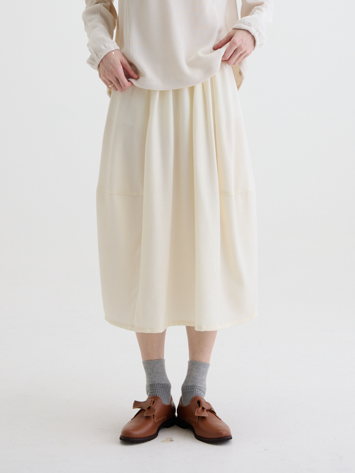 陽光結構剪接裙-沐陽