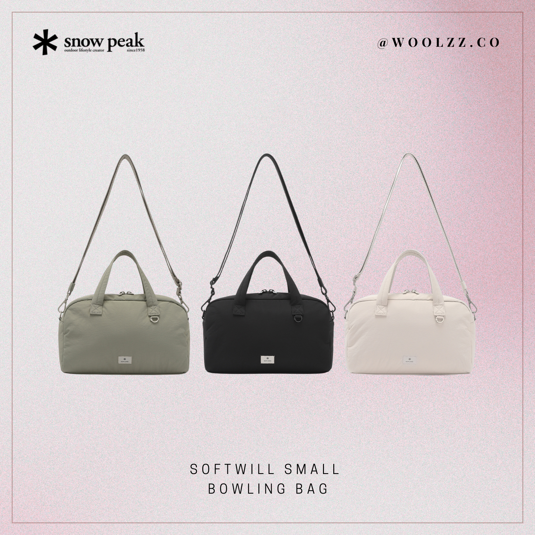 Snow Peak Softwill Small Bowling Bag  S25SWF-CB27