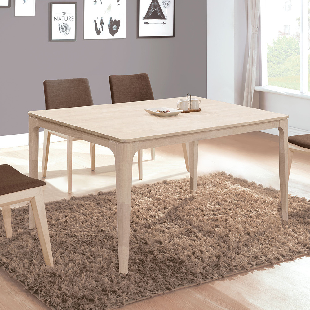 瑟雷夫5尺全實木餐桌/休閒工作桌