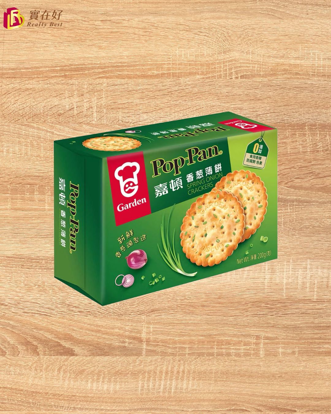 嘉頓 香蔥薄餅 200g