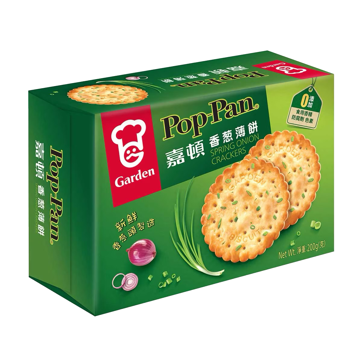 嘉頓 香蔥薄餅 200g