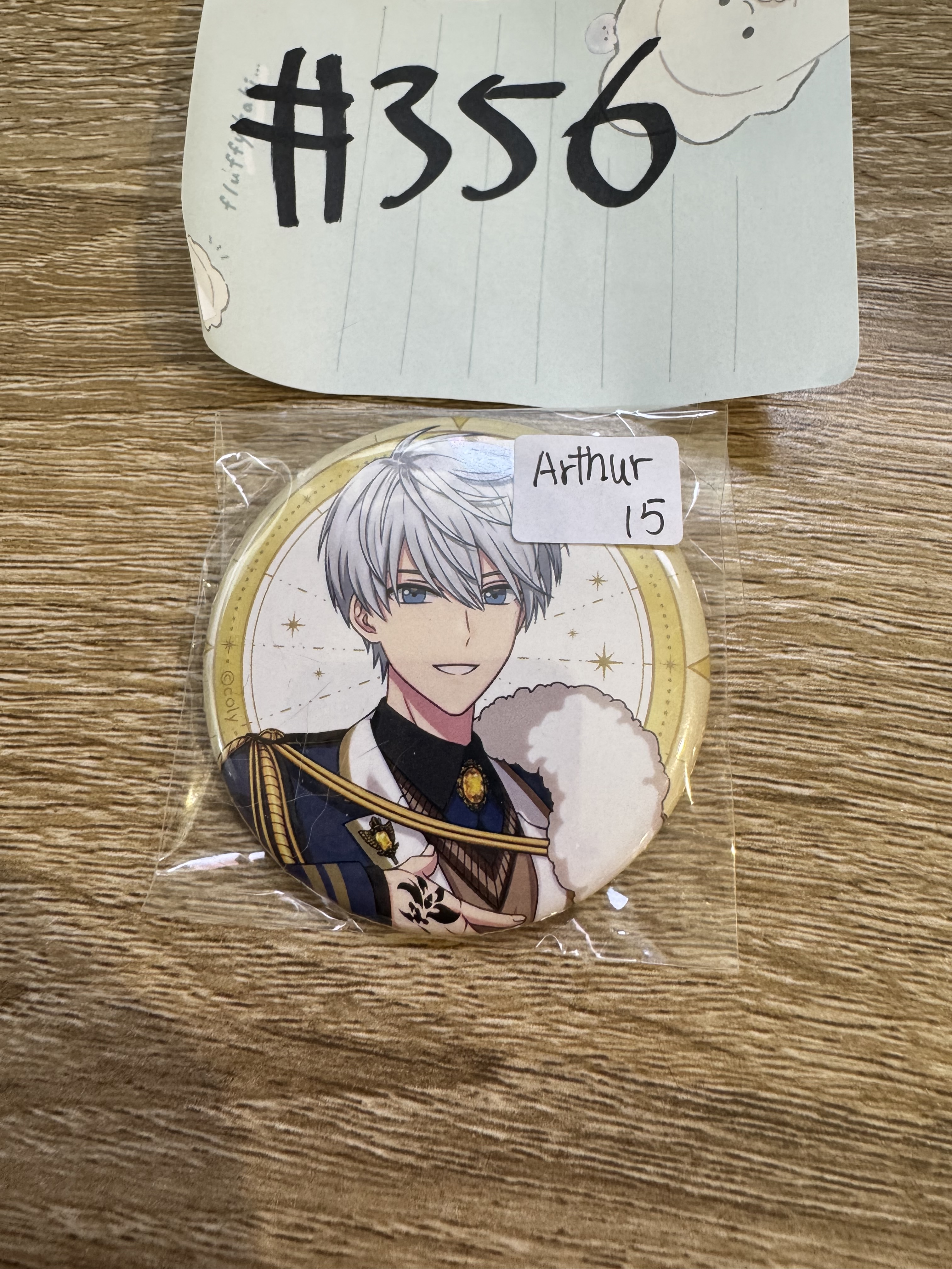 魔法使的約定 ARTHUR 襟章#356