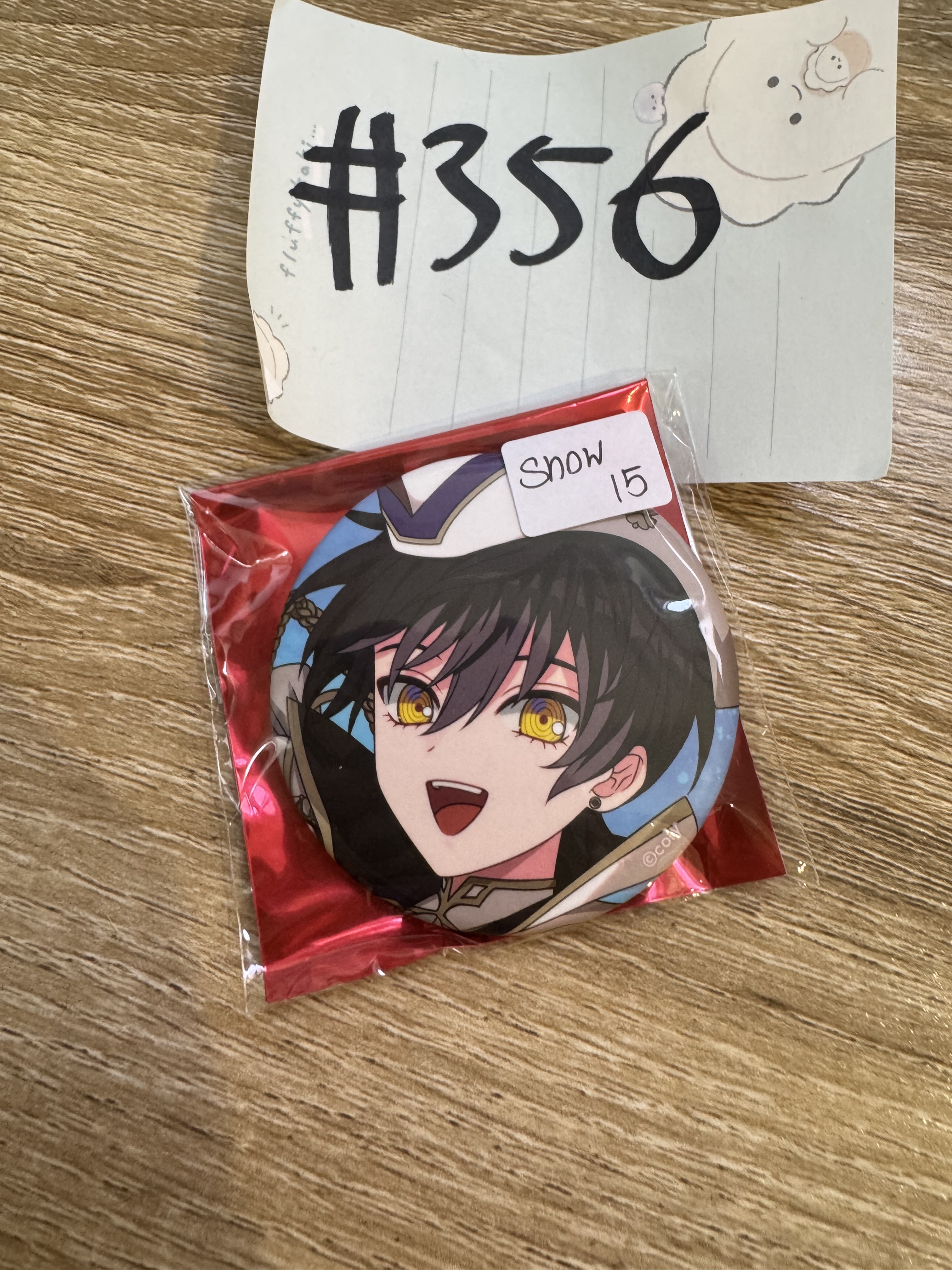 魔法使的約定 SNOW 襟章#356