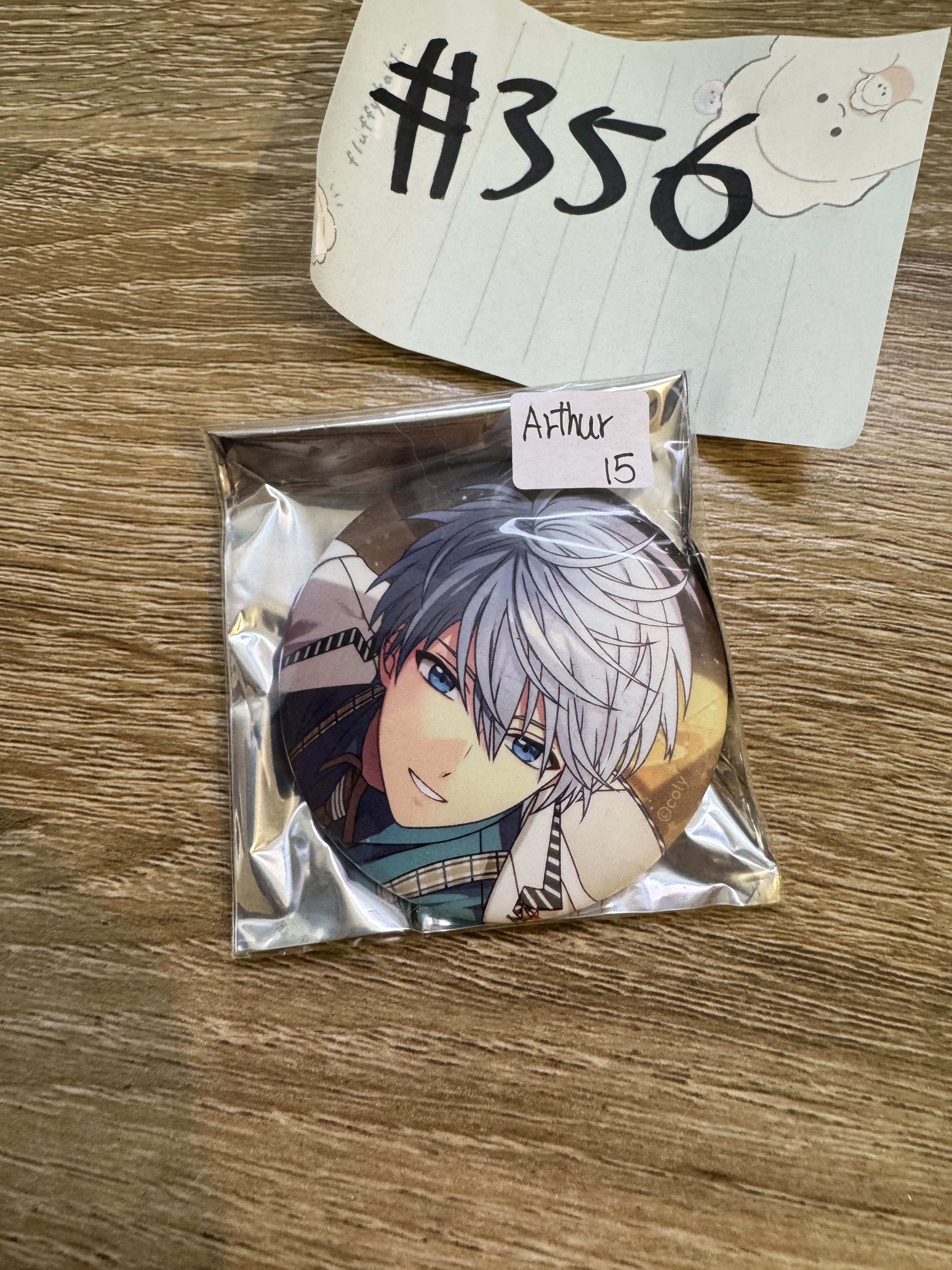 魔法使的約定 ARTHUR 襟章#356