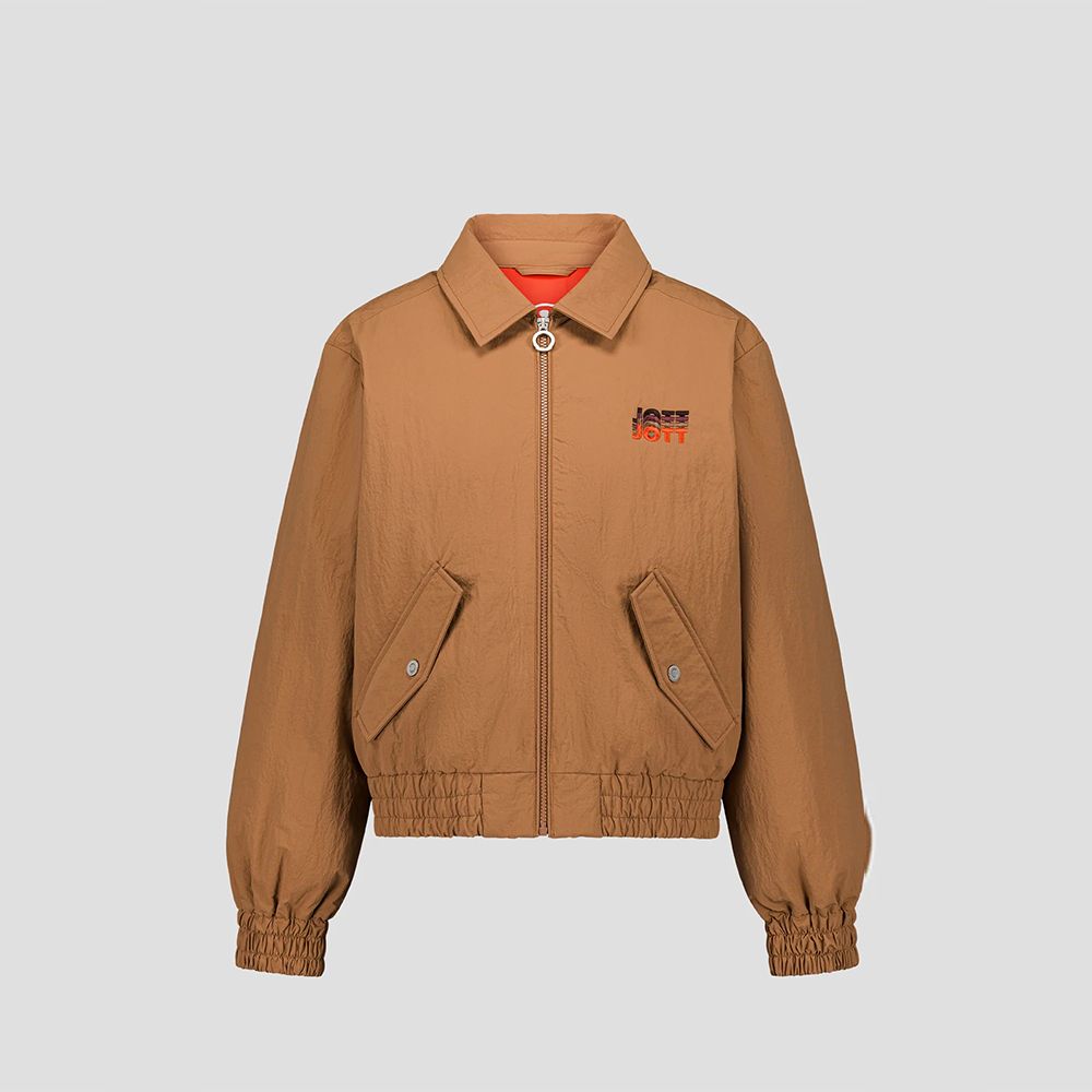 【JOTT】BEC飛行風羽絨外套(駝)