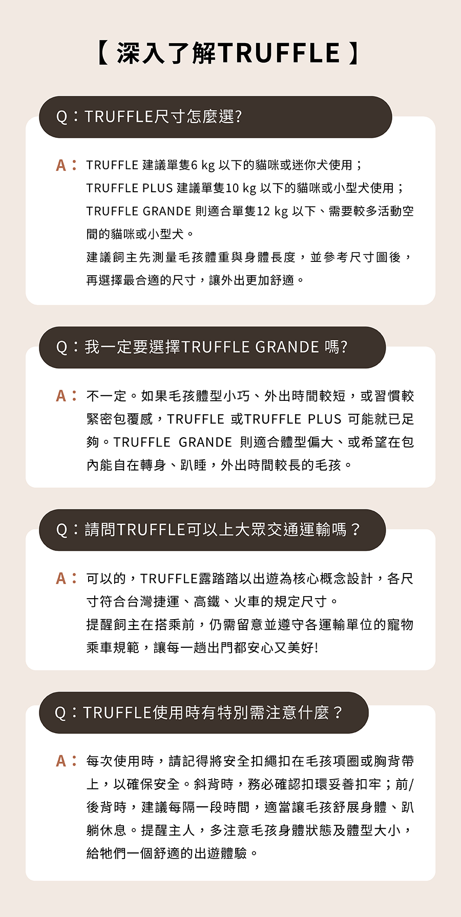 TRUFFLE GRANDE | 加大外出包 - 輕焙棕