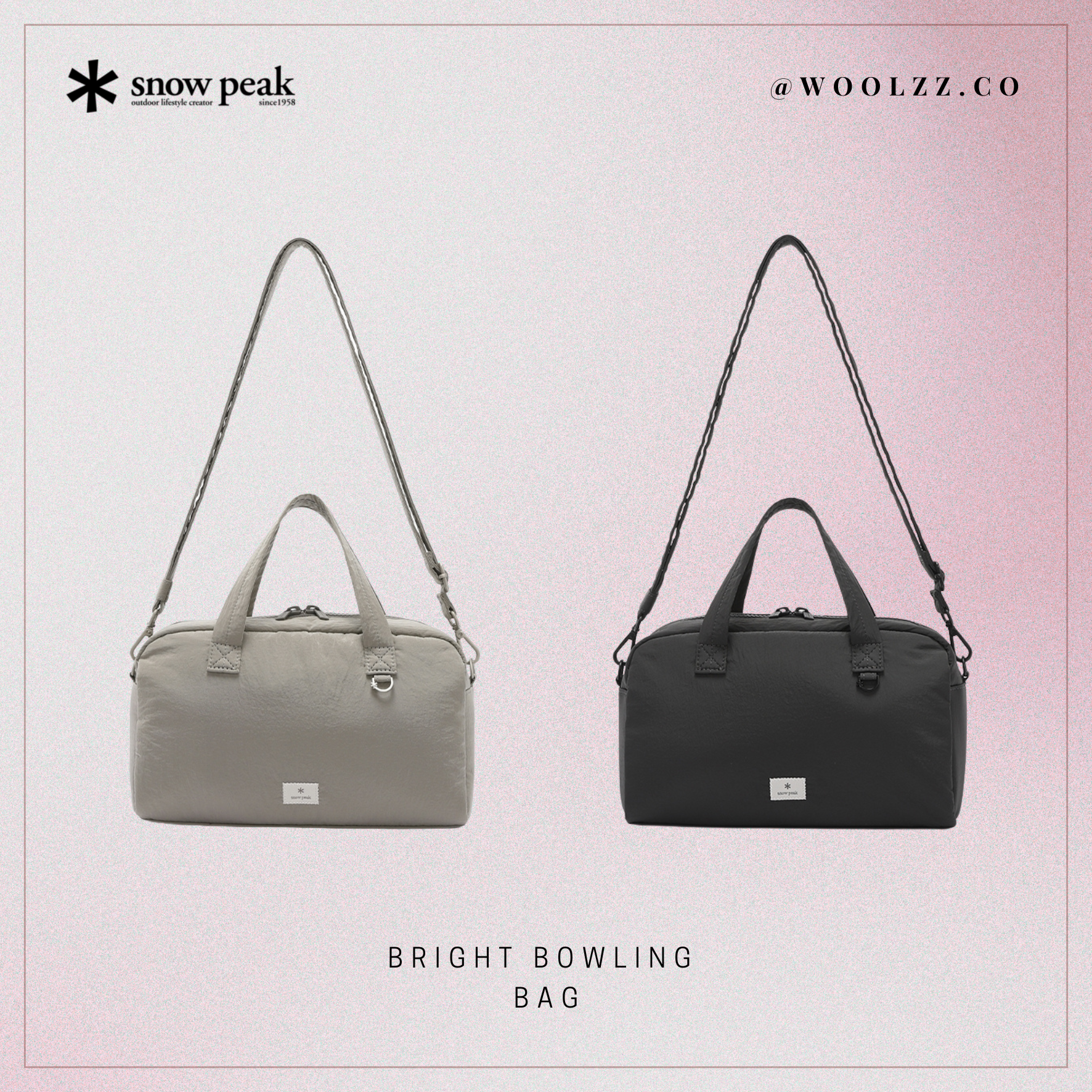 Snow Peak 亮面保齡球包 S25SWF-CB78