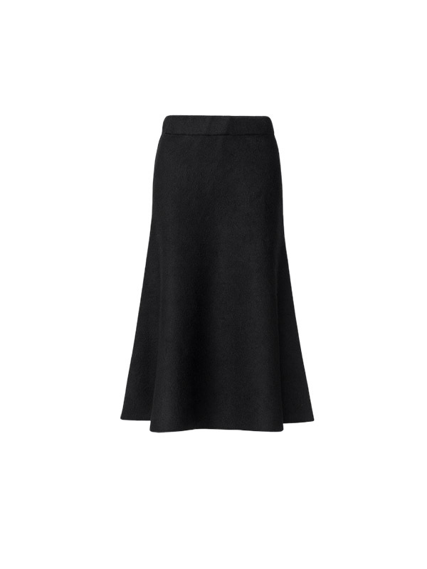 Fabiana Filippi  短毛海針織裙(黑)