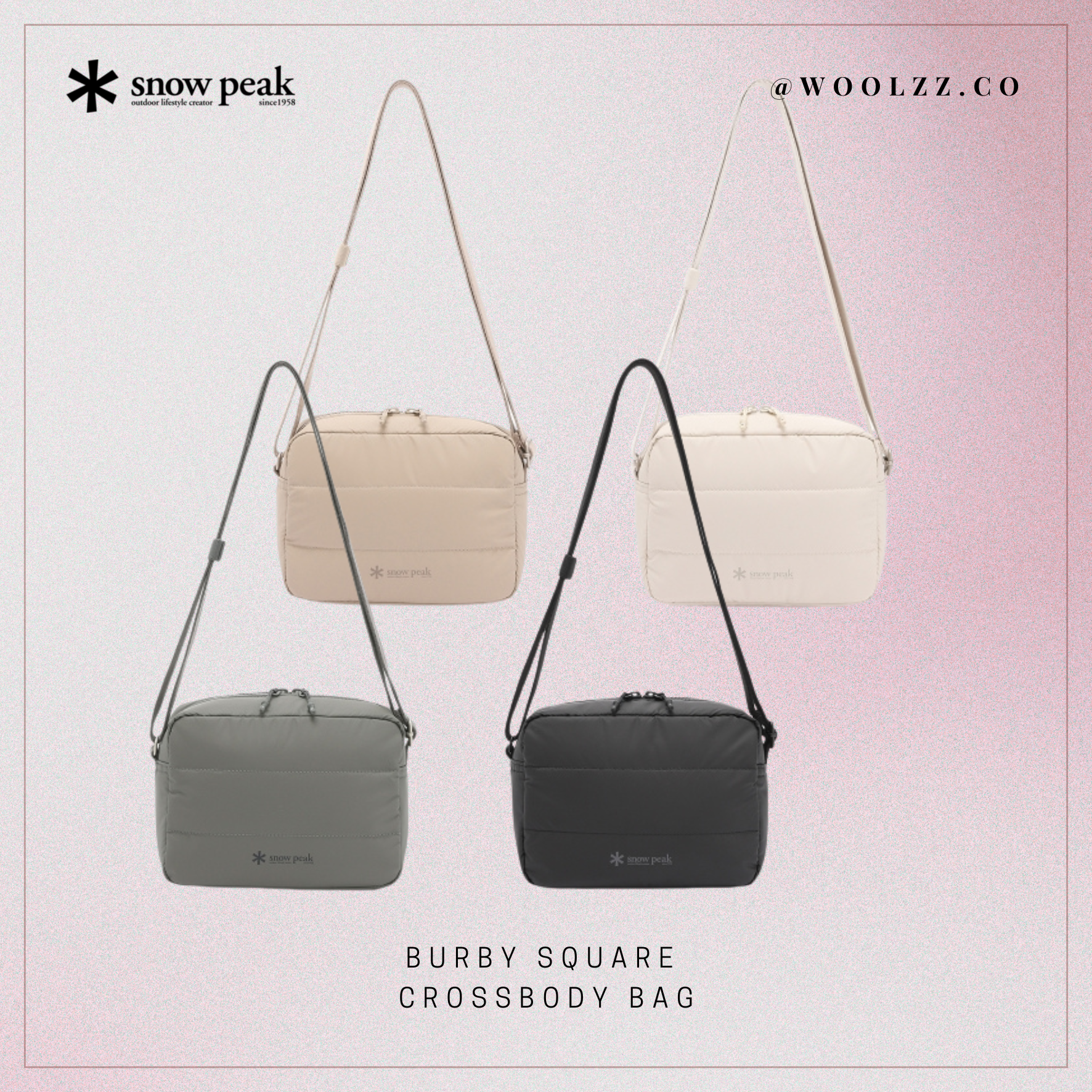 Snow Peak 巴比方形斜背包 S24WUF-CB59