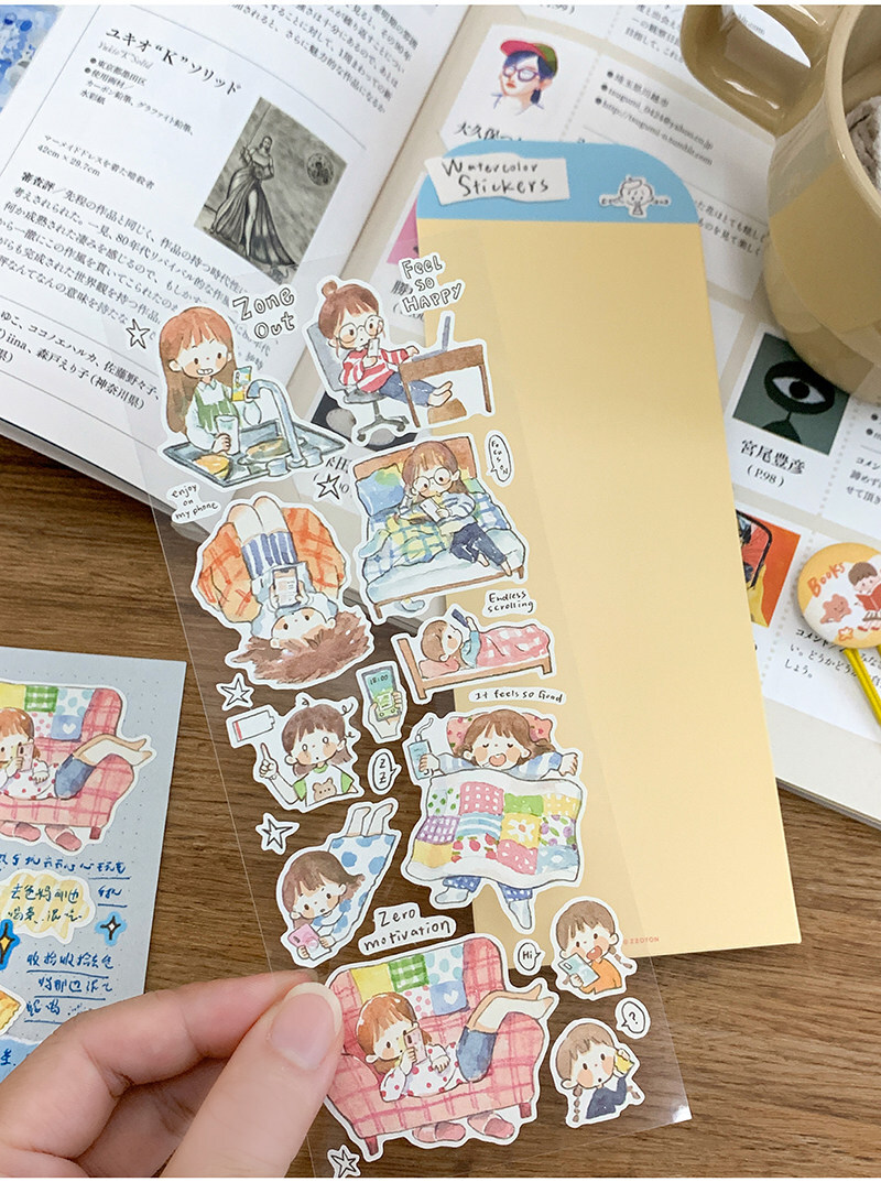 Molinta Sticker Sheets - watercolor v1