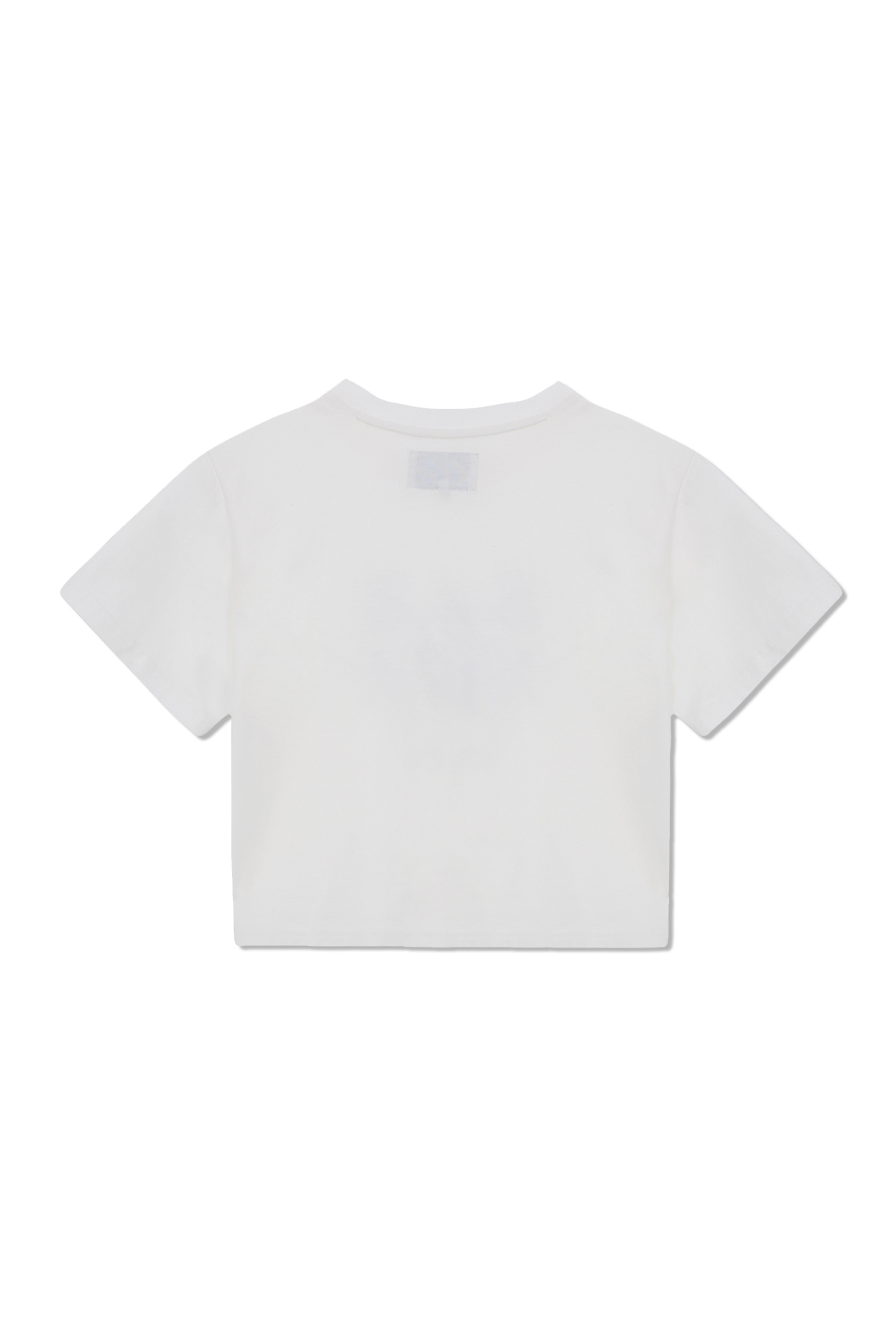 Seoul Lovers印花短版上衣 白色