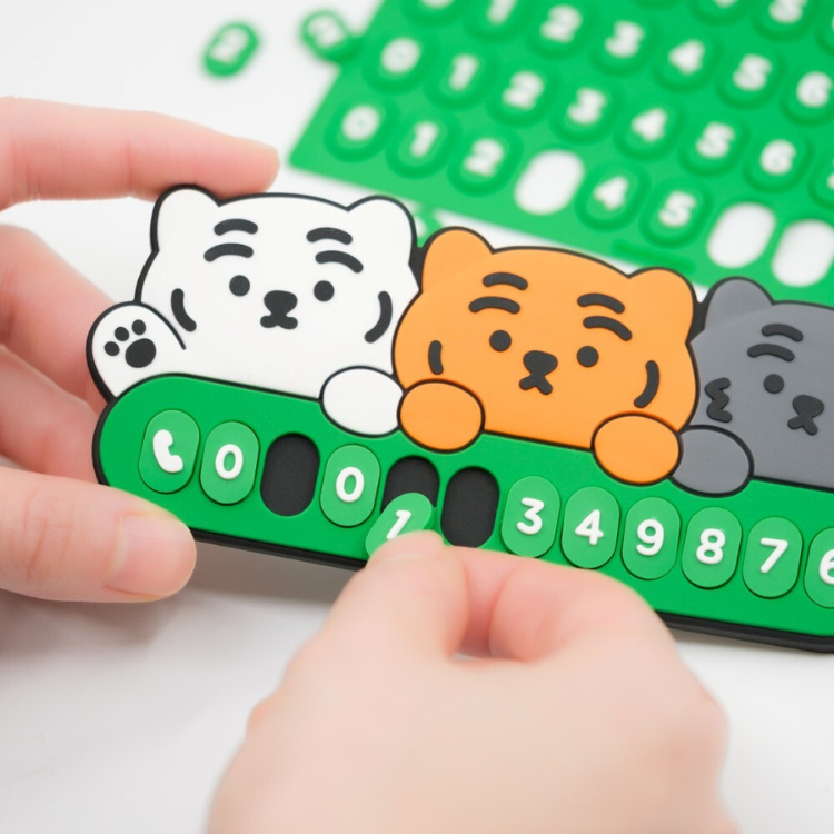 MUZIK TIGER 車用電話號碼牌