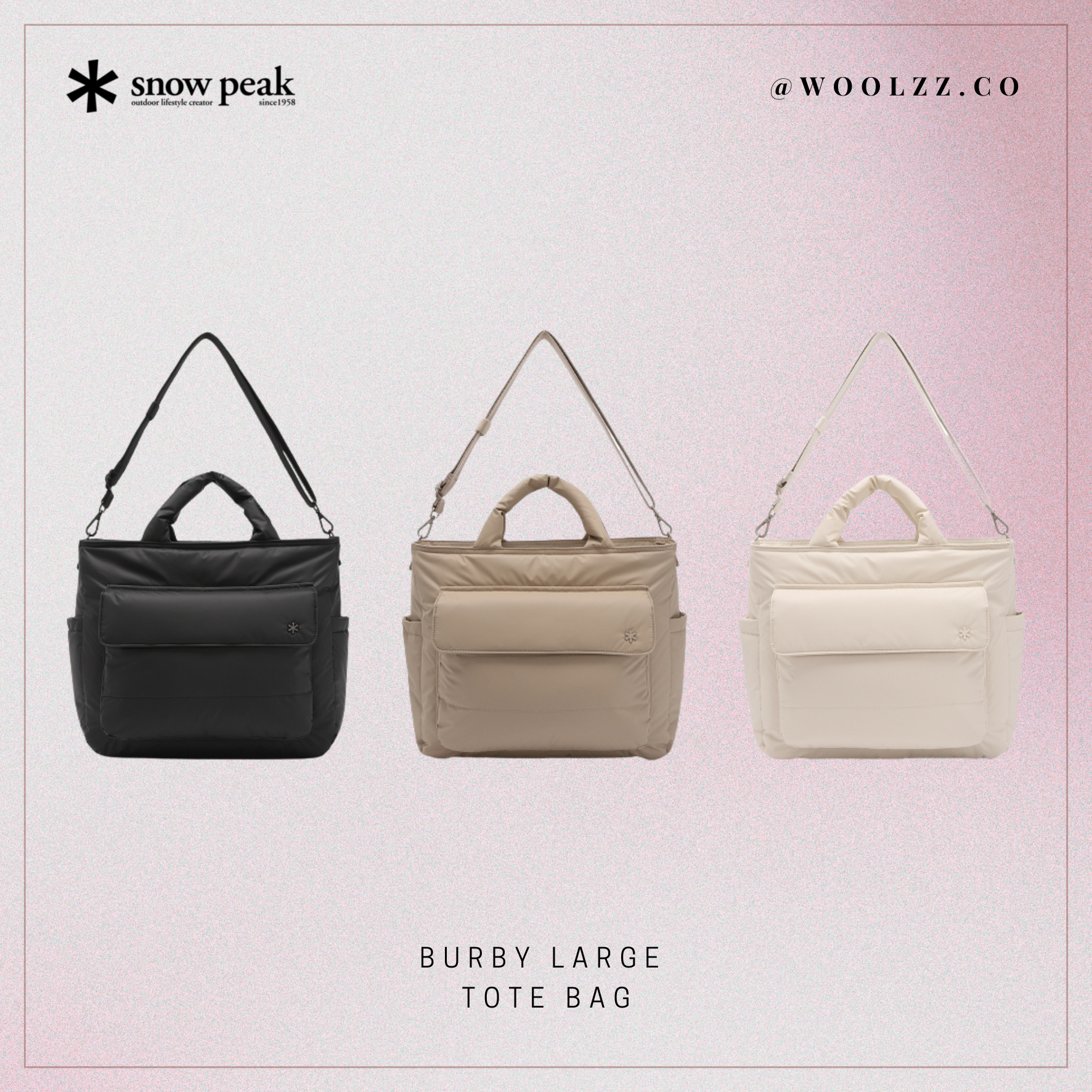 Snow Peak 伯比 大型托特包 S24WWF-TB53