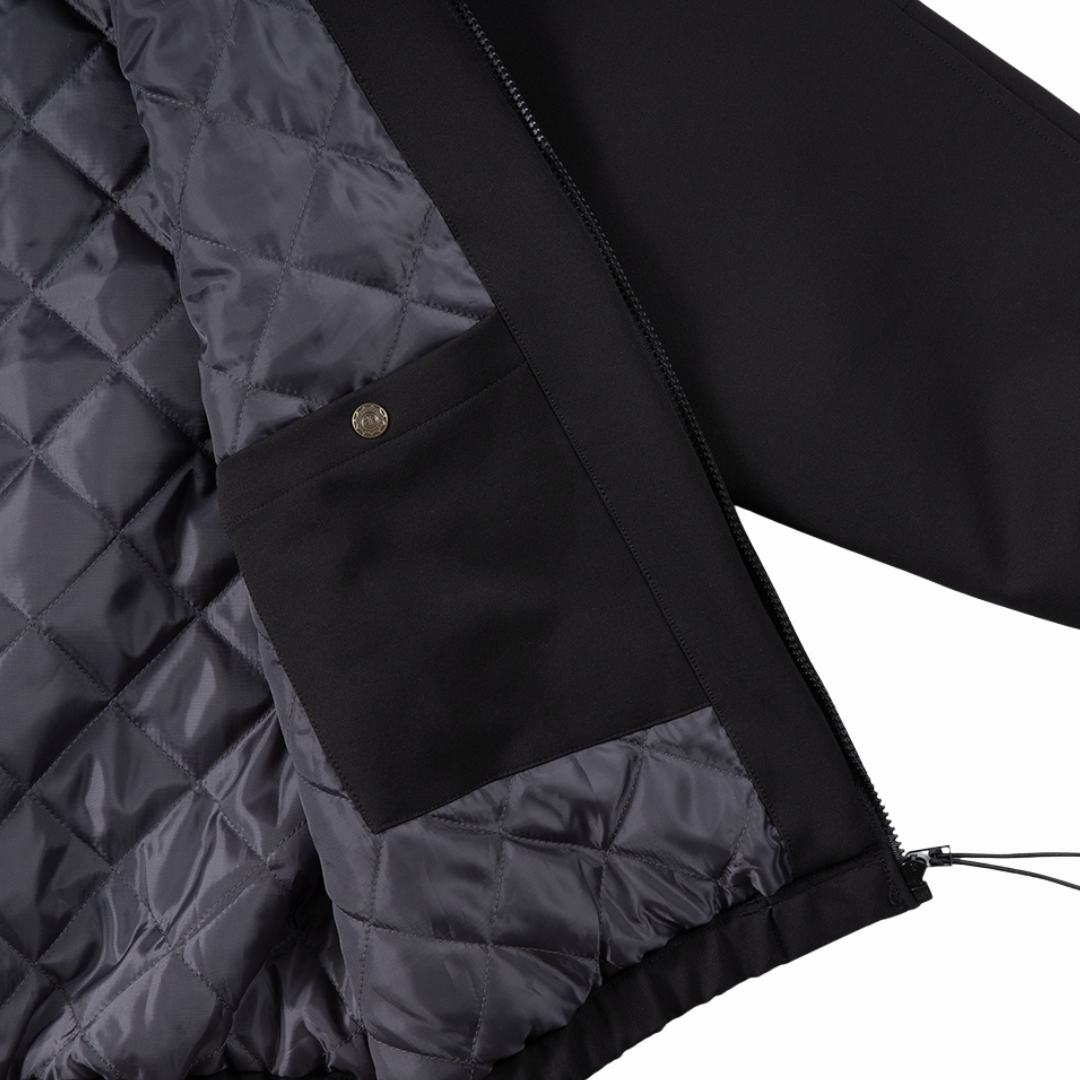 鋪棉 教練外套 寬鬆版型 【 FUZY 】- A201709