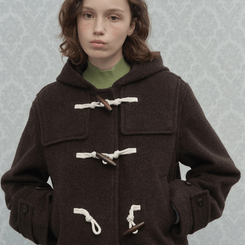 Covernat｜Woman Edin Short Duffle Coat [2 colors]