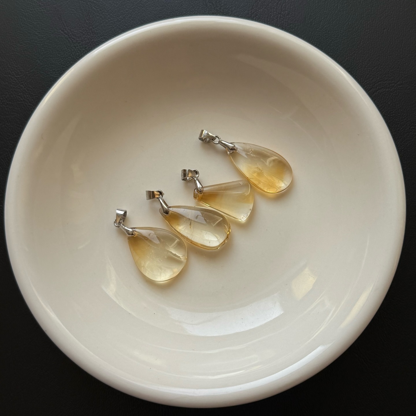 [原石] 黃水晶 項鏈吊墜