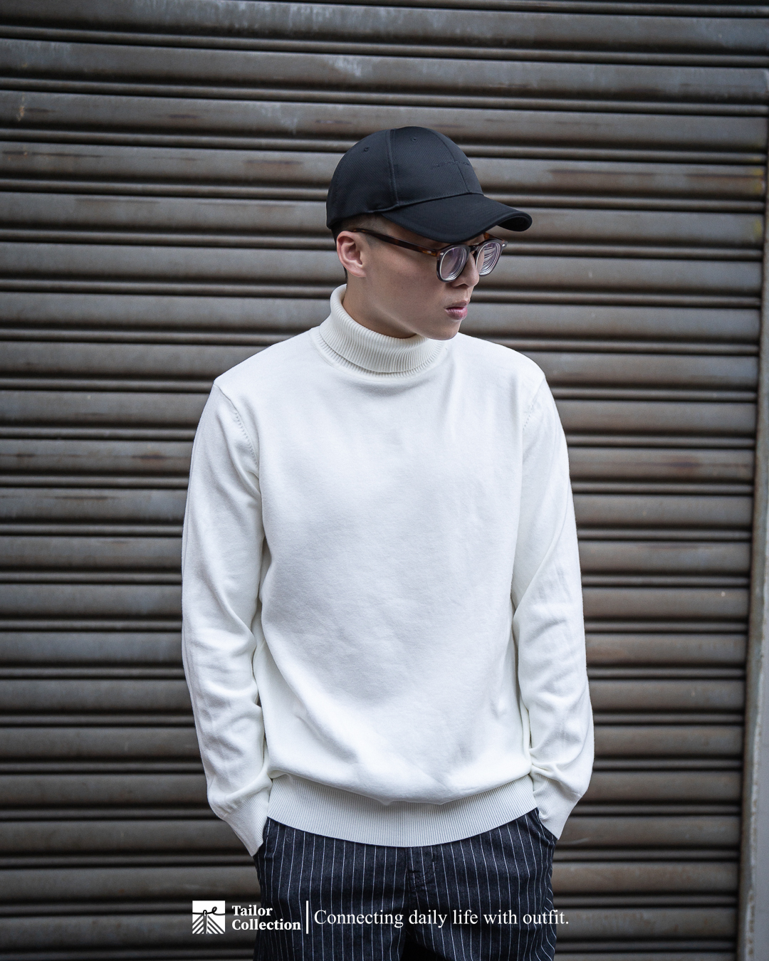 #預購 Tailor collection 羊毛 純色打底 高領毛衣 四色
