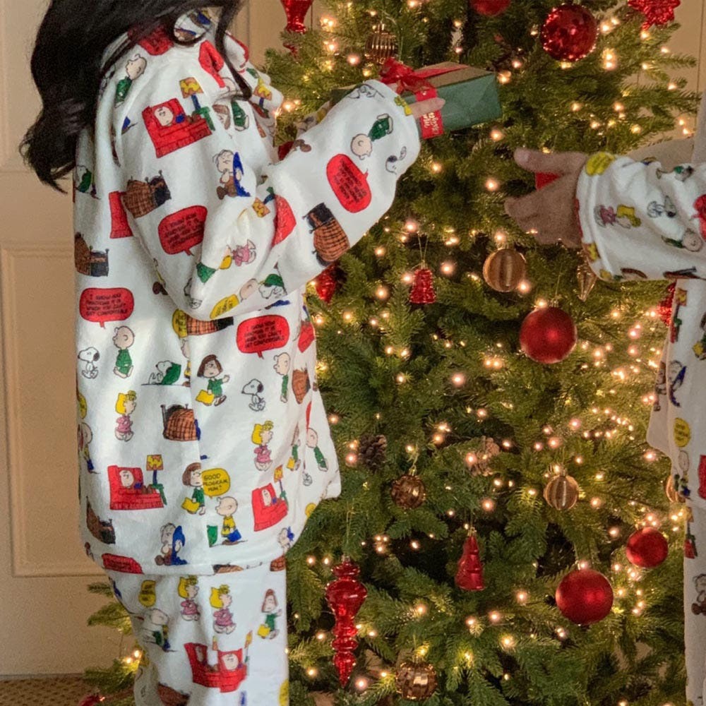 韓國小眾品牌 Snoopy正版授權 毛毛睡衣套裝