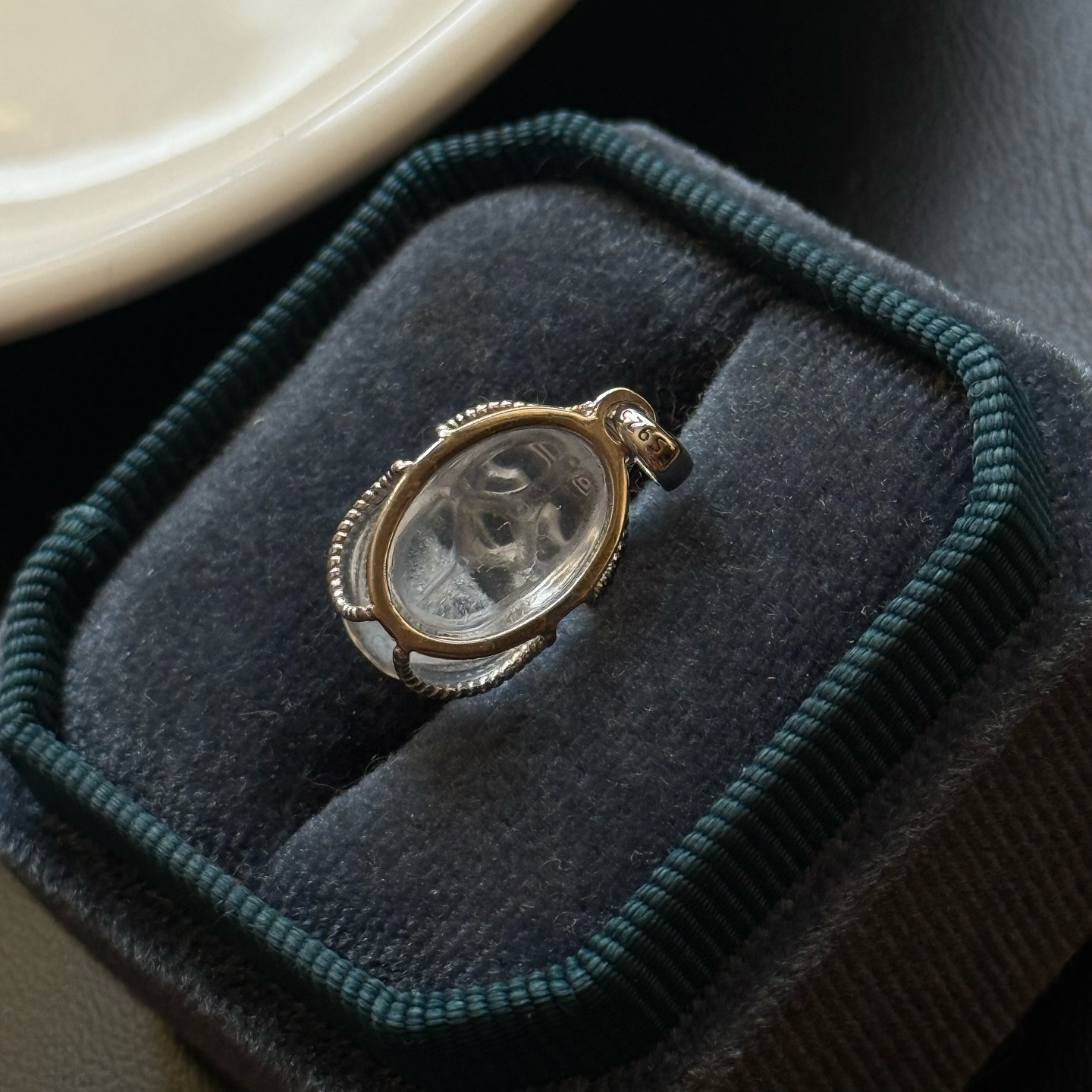 [原石] 白水晶 雷射激光雪花 招財貔貅