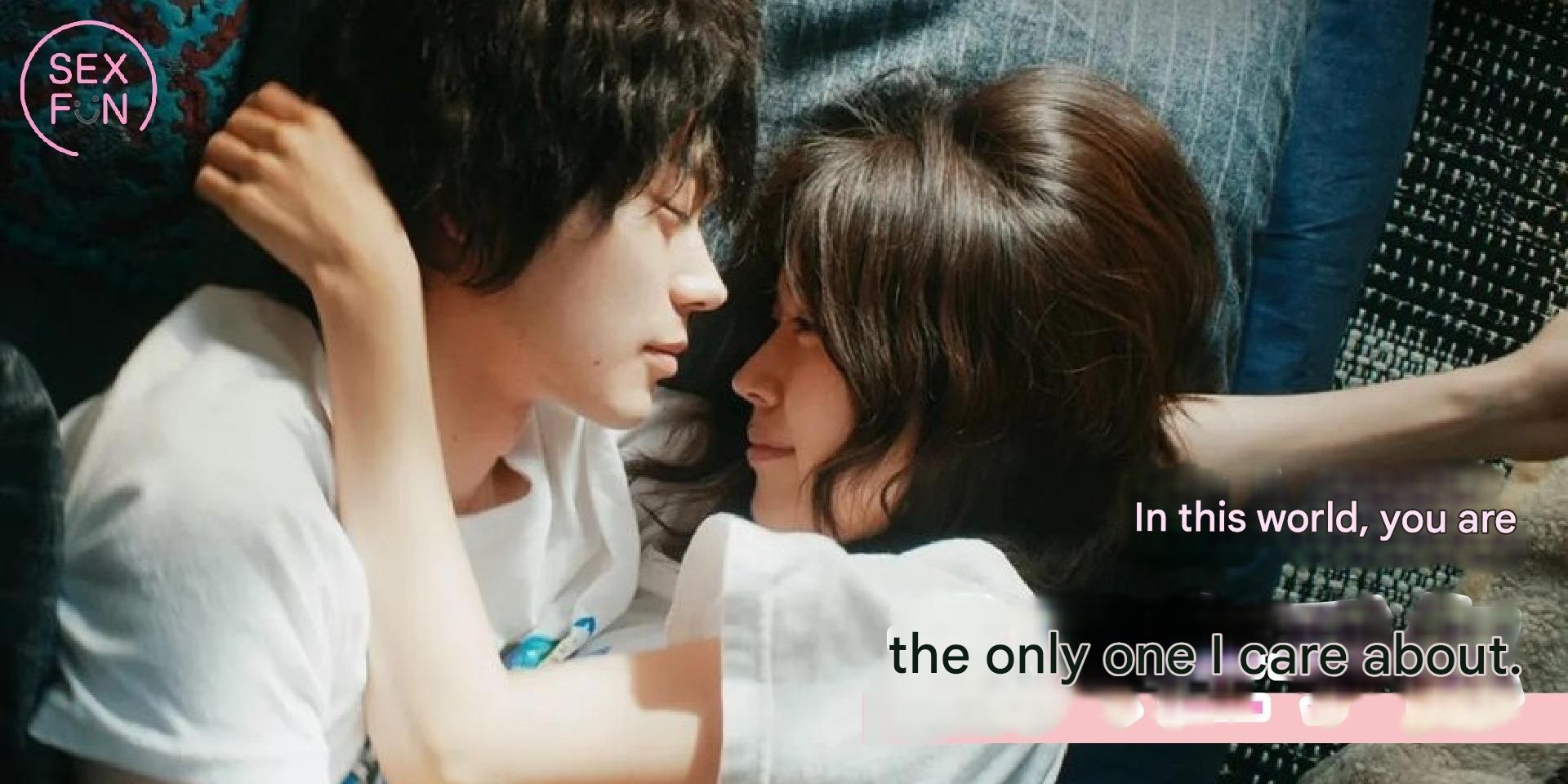 Couple embracing tenderly after sex – representing deep emotional connection