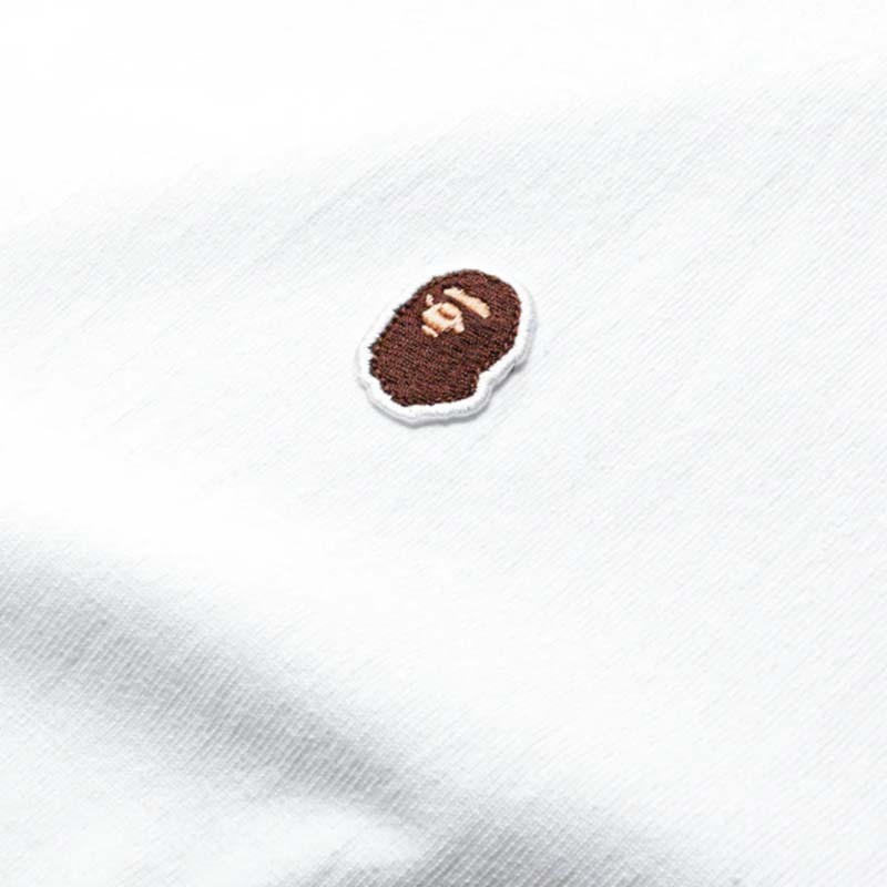 Bape Head One Point Tee 猿人 短袖 白色 BAPE-511CM [台灣現貨]