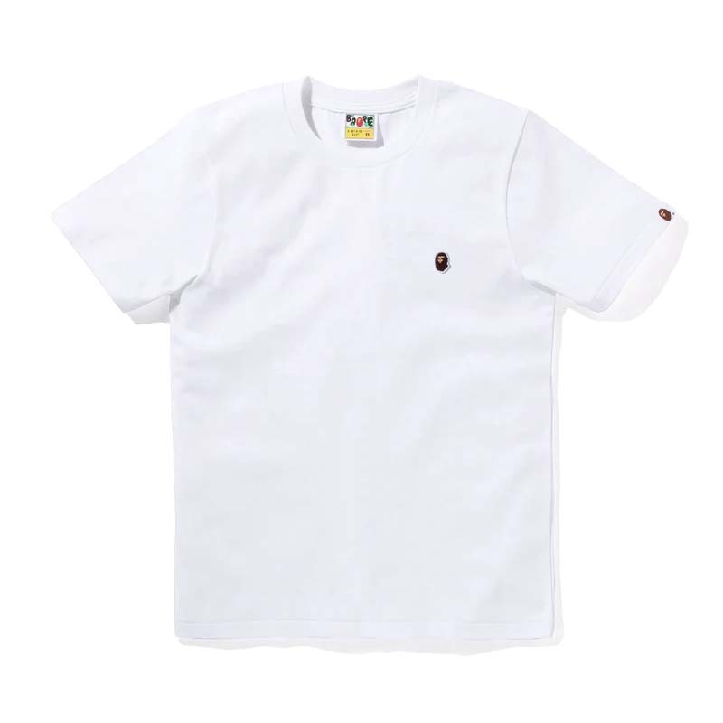 Bape Head One Point Tee 猿人 短袖 白色 BAPE-511CM [台灣現貨]